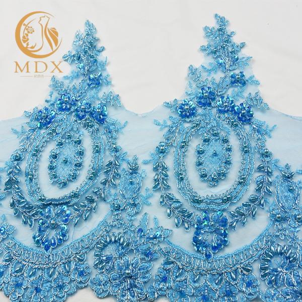 Bridal украшение отбортовывая вышивку отделки шнурка тяжелую Handmade красочную