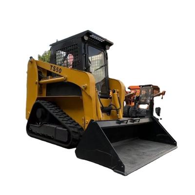 Máquinas de movimentação de terra Tracked Skid Steer Loader TS50 Minicargador para funcionalidade