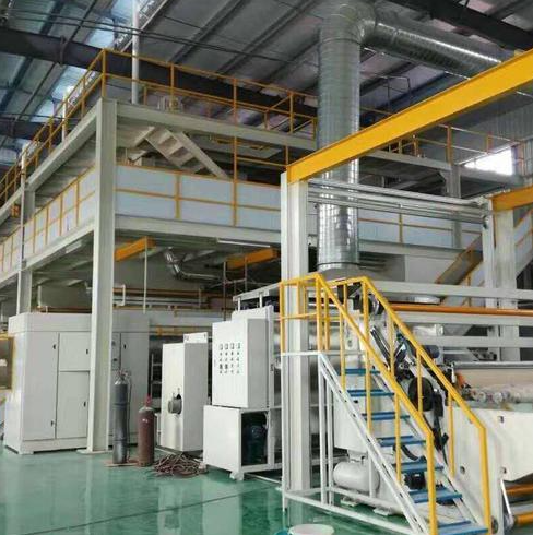 производственная линия Pp Spunbond машины ткани 3200mm Spunbond Nonwoven Nonwoven