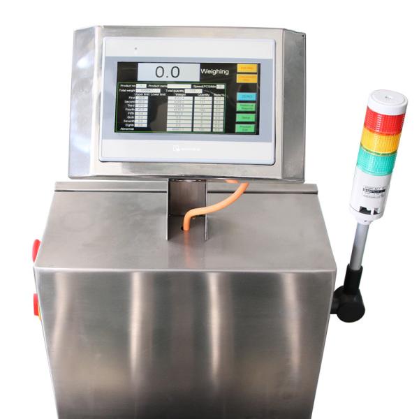 Plywood End Packaging Weight Checking Machine Max Accuracy ±1g