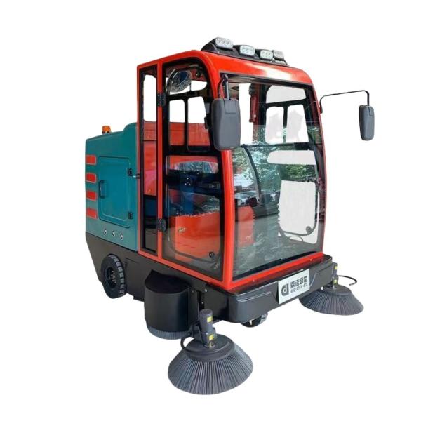 Pure Electric Industrial Road Sweeper Electric Street Sweeper Floor Ride On Sweeping Machine