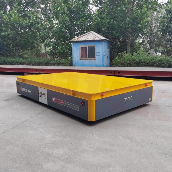 Trole de borracha de transferência do pneumático de 6 bens de Ton Electric Car Carry Heavy grande