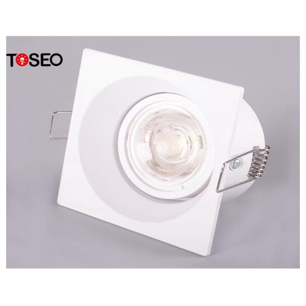 Mr16 Housing Anti Glare Downlights / IP20 Square Recessed Bathroom Lights