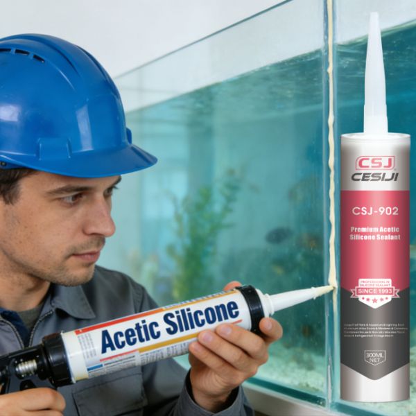 High-Speed Drying Acetic Silicone Sealant – Industrial-Grade Weatherproof Sealant for Aluminum Window Frames & Glazing