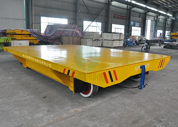 5t motorized platform trolley on railways anti-heat for die handling in factory