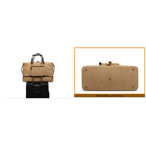 Weekender Canvas Travel Duffel Bag