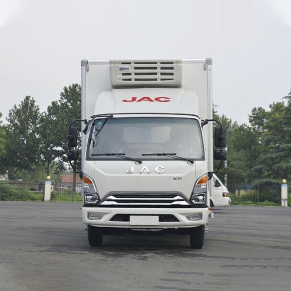 160HP JAC Used Light Duty Refrigerator Truck 5-10T GVW 5995x2235x3390mm