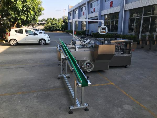 Low Noise Carton Box Packaging Machine , Auto Carton Packing Machine