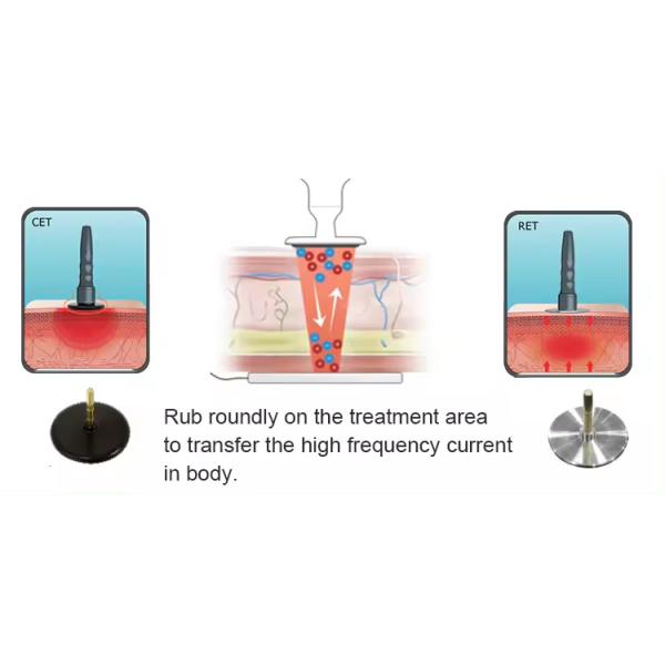 3 In 1 Tecar Diatermia Back Pain Relief 448k Indiba Radiofrecuency Ret Cet Rf Bracelet Vaginal Tightening Machine