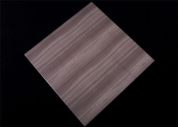 2.5kg Pvc False Ceiling Tiles , Lightweight Ceiling Tiles Dark Wood Design