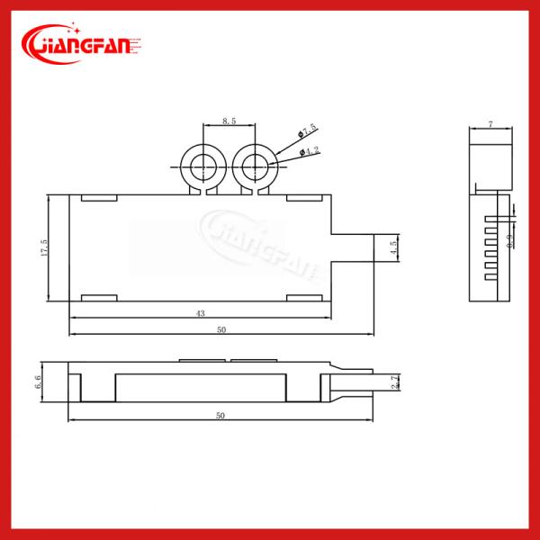Injection Molding 2.0mm Ribbon Fiber Breakout Kit For Outdoor Armored Cables