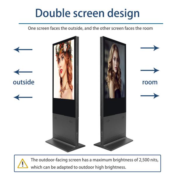 Touch Screen Digital Signage Advertising Totem Indoor 55 Inch Interactive