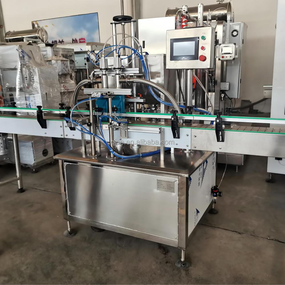 High Viscosity Hot Paste Ghee Peanut Butter Thick Tomato Paste Liquid Pail Filling Machine Automatic With Mixer