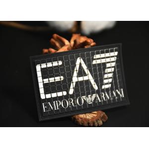 Silicone Custom Screen Printed Patches , Silicone  Washable Clothing Labels