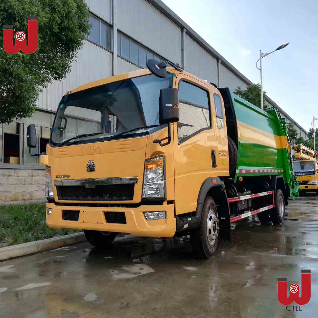 Светлая тележка Compactor хлама затяжелителя задней части Remoral 8CBM отброса обязанности