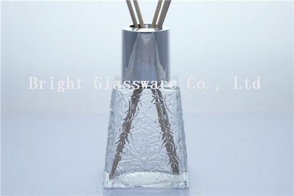 fancy clear glass perfume bottle for wholesale