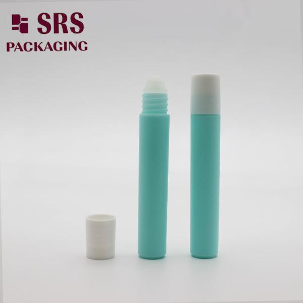 8ml White PP PCR Plastic Roll On Bottle For Eye Care with Screw on Closure