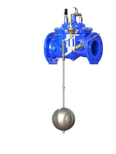 O azul vermelho flangeado de modulação FBE revestiu a válvula de controle do flutuador