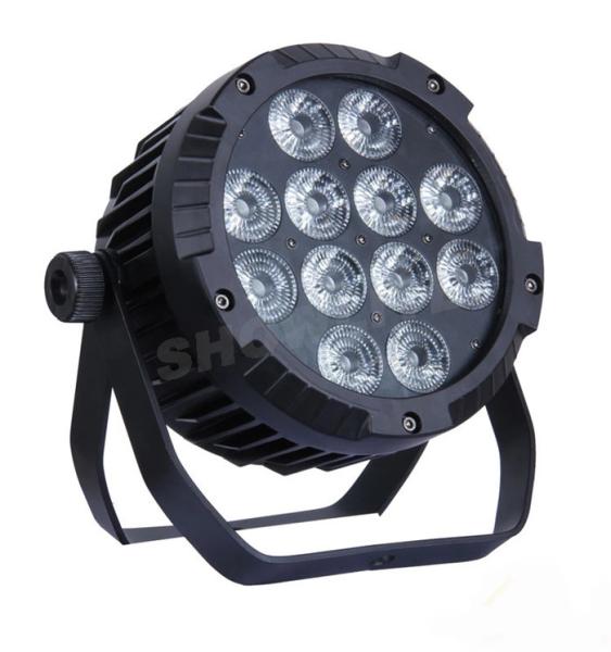 IP65 Waterproof Led Par Can Stage Lights RGBWA+UV 12*18W  6 In 1 LED Wash Par Stage Light
