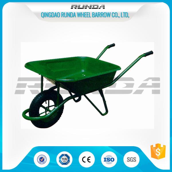 Metal Bracket Heavy Duty Wheelbarrow , Lightweight Garden Cart OEM Avaliable