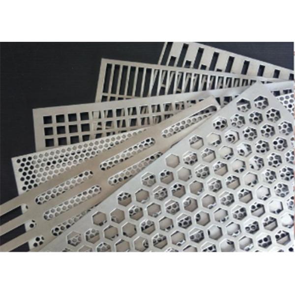 Silver 2mm 1.22m Length Decorative Punched Metal Sheets