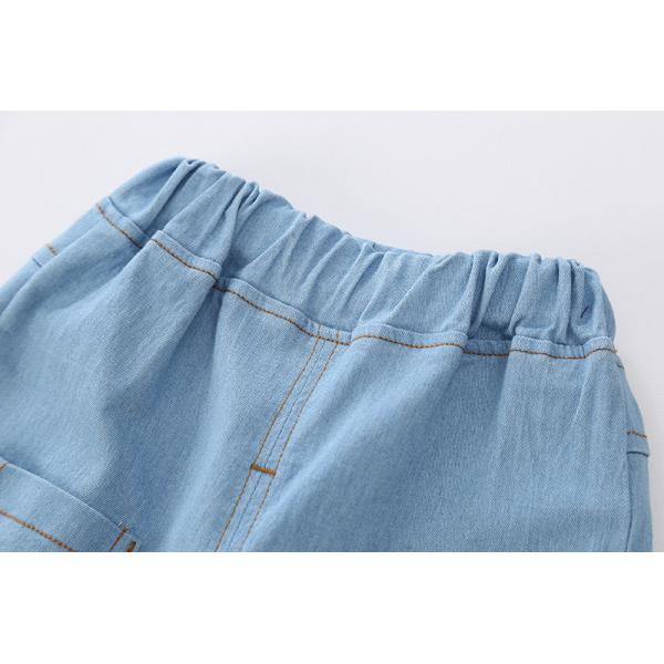 Cartoon Print Children'S Outfit Sets Short Sleeve Shirt Shorts Set