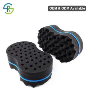 8 Shape Hair Sponge Twist Small 9mm Hole Curl Sponge Brush PU+EVA
