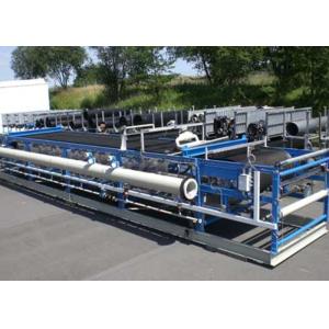 Controle PLC Área de filtragem pequena Filtro de cintura de vácuo Tratamento de desaguamento de lodo