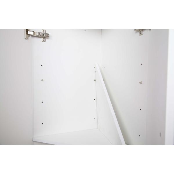 Durable Cube Small Corner Cabinet  Adjustable Panel With Doors / Legs 15KG