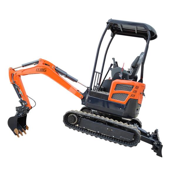 China 1.8ton 1.6ton bucket Hydraulic Small Digger Mini Crawler Excavator without tail no tail