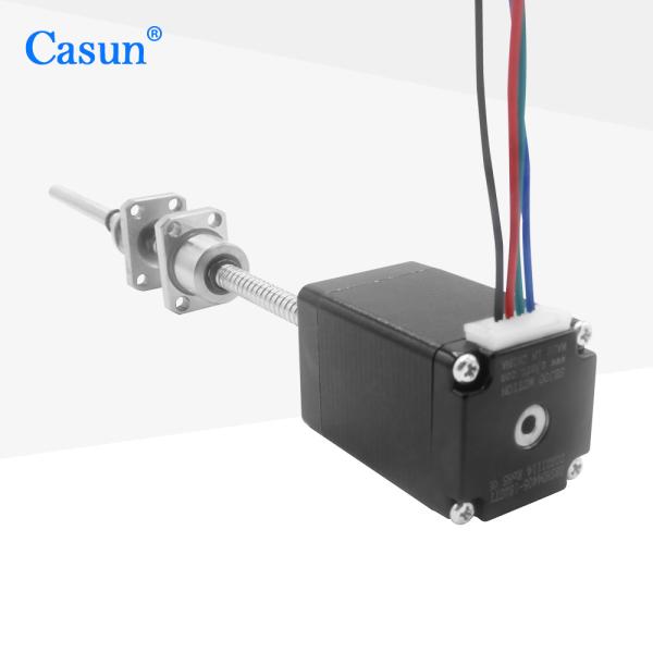 Casun Motor Ball Screw Stepper Motor 100mN.m 3.78V High Precision Stepper Motor for CNC Machine