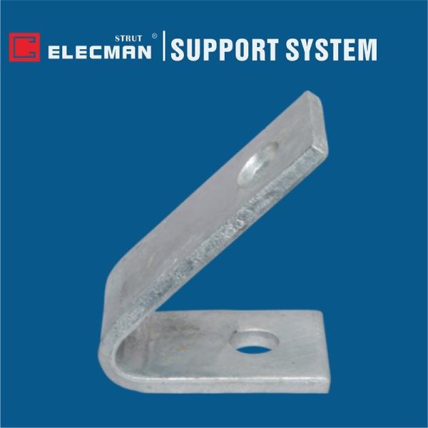 Conectores fechados galvanizados eletro do suporte de ângulo dos encaixes do ângulo do suporte da calha de aço