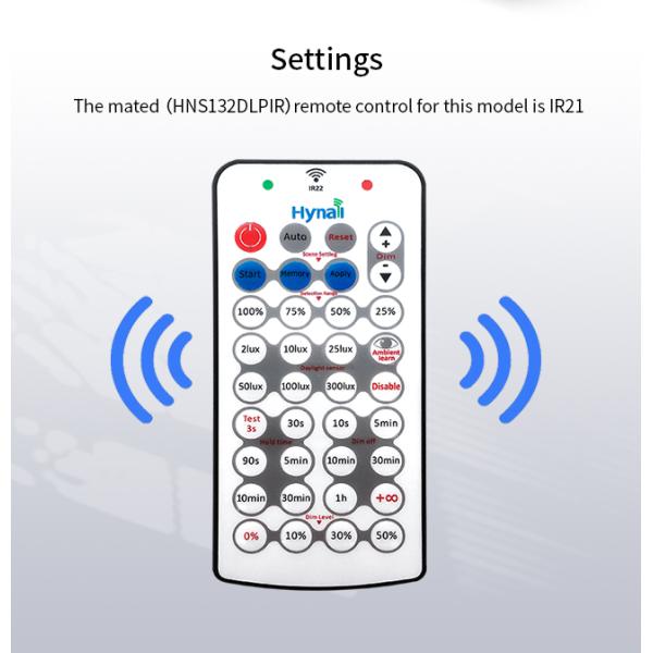 HNS132DLPIR Zhaga Book 20 IP65 PIR датчик затуманивания / мониторинга дневного света