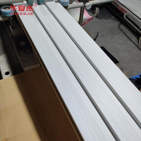 Modern Simplicity Design Wpc Fluted Wall Panel Laminated Wpc Wall Panel For Outdoor And Indoor Decoration