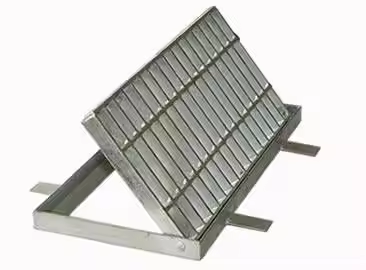 Durable Construction Steel Grating Drain Cover with Customizable Sizes and Debris-Resistant Design for Efficient Stormwater Management