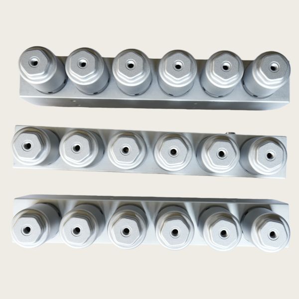 16MPa High-Pressure 6-Bank Cartridge Valve Block - Anti-Jamming Fast Response Stainless Steel Sweeper Truck Parts