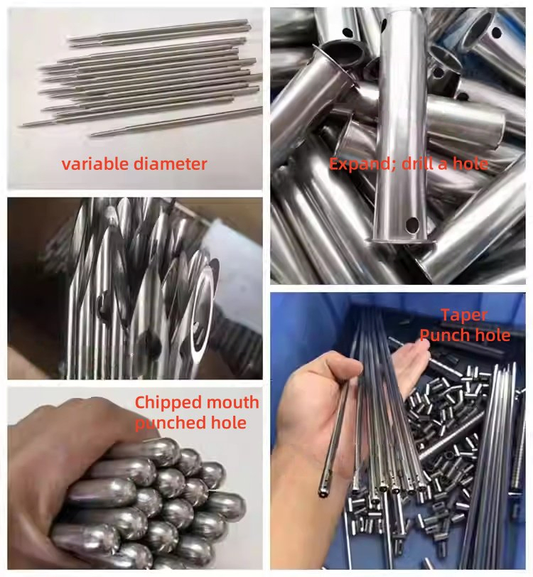 Stainless Steel Tube Sensor Housing Cap Taper Diameter Change