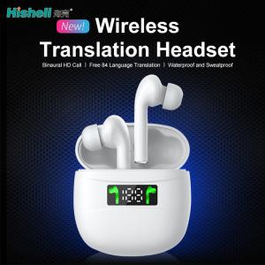 Traduction sans fil pratique Earbuds J3 de Hishell pro avec l'affichage à LED