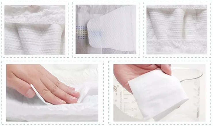 Nonwoven поверхностное Newborn устранимое УПРАВЛЕНИЕ ПО САНИТАРНОМУ НАДЗОРУ ЗА КАЧЕСТВОМ ПИЩЕВЫХ ПРОДУКТОВ И МЕДИКАМЕНТОВ ворсистых с индикатором влажности