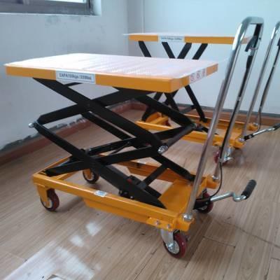 A miniatura móvel portátil da tabela de levantamento 500KG hidráulico do CE Scissor a tabela de elevador