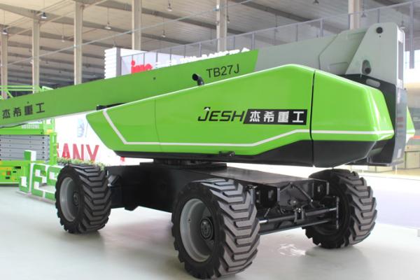 Building  Self Propelled Boom Lift 27m Extended Manlifts Aerial Work Platform