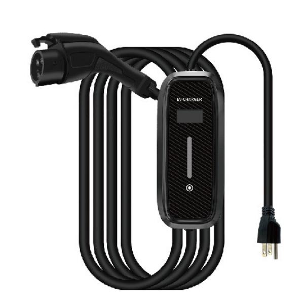 Adaptive Current and Plug Play Simplicity Customizable Cable and IP54 Protection Mobile EV Charger for US Market