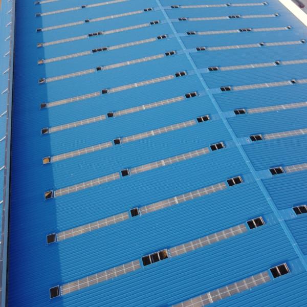エポキシのコーティングの床が付いている大きいプレハブの鋼鉄建物/金属の研修会の建物