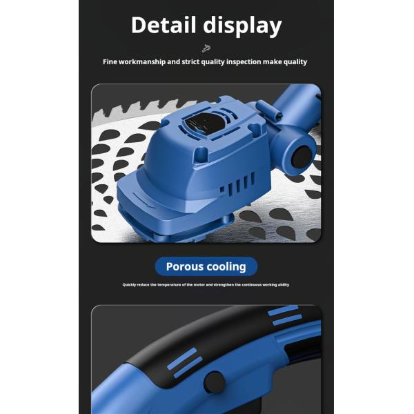 Электрическая косатка без щетки 1380 Вт низкошумная электрическая газонокосилка