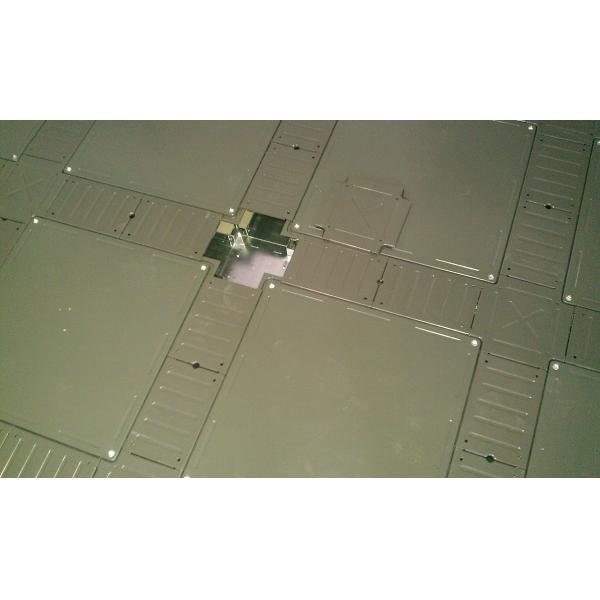 Fireproof, waterproof and dustproof Steel Raised Floor 33000 N / m2 Uniform Load
