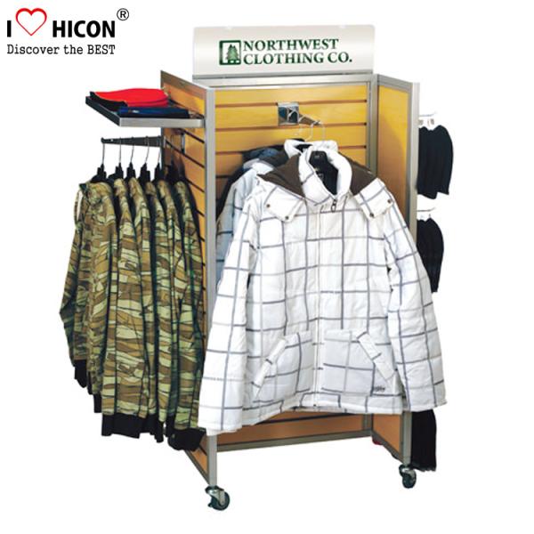 Merchandising Retail Gondola Shelving Metal Storage Clothing Store