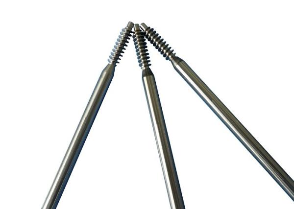 Módulo diminuto de aço inoxidável do eixo de engrenagem 3,0 do dente reto dos dentes do eixo da movimentação 6 do sem-fim