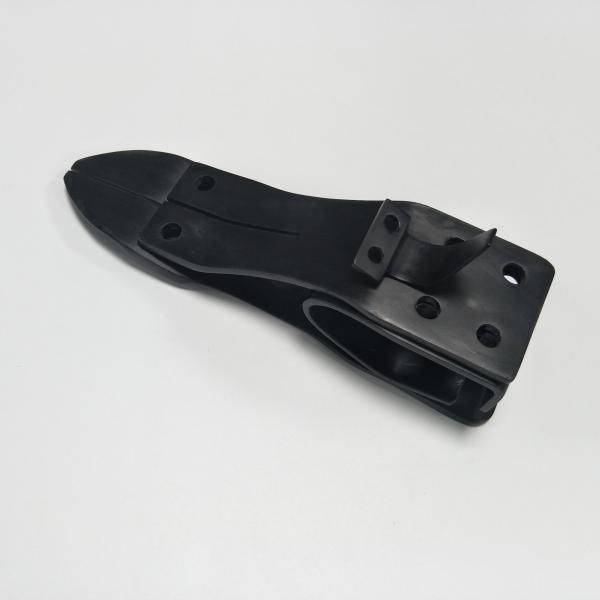 Carbon Fiber Hardware CNC Machined Aluminum Parts Micro Machining Black Color