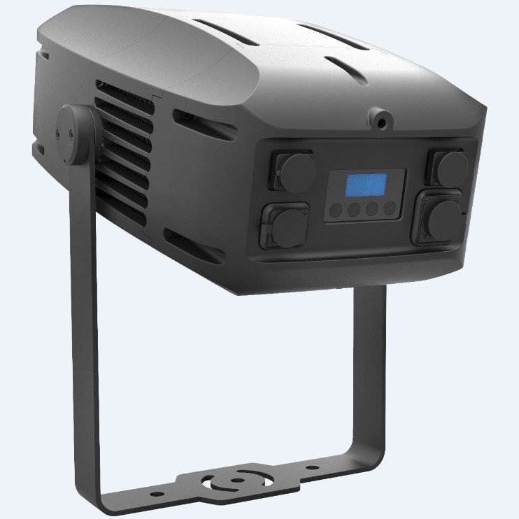 Подгоняйте свет приведенный 4500lm 7500K DMX512 репроектора Gobo стекла 200