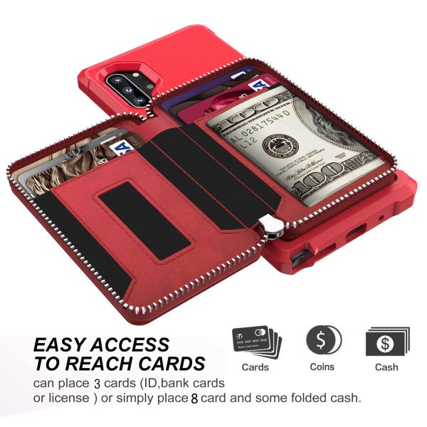 Случай бумажника телефона восхитительного кожаного случая телефона карты противоударный роскошный